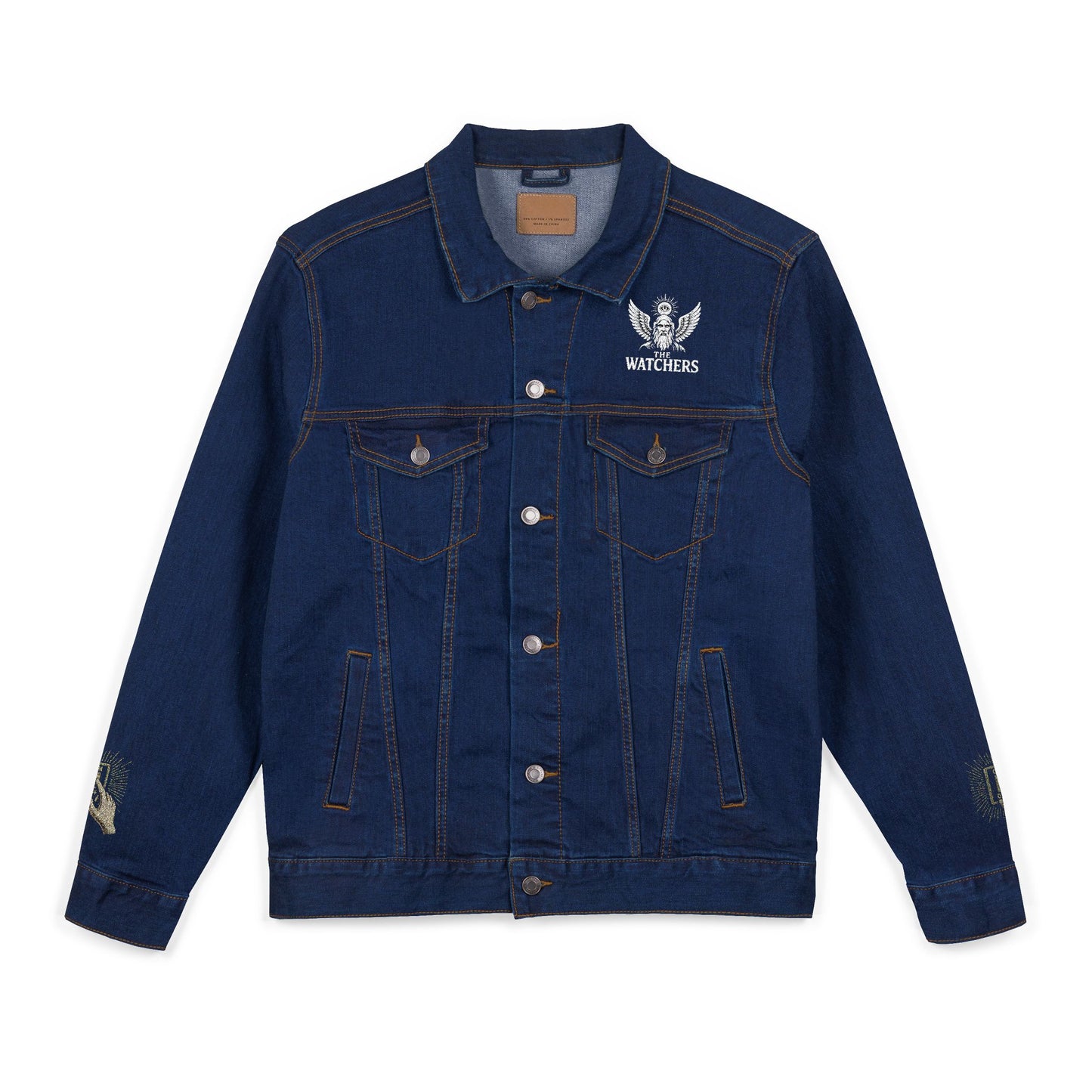 Embroidered Unisex The Whatchers Denim Jacket
