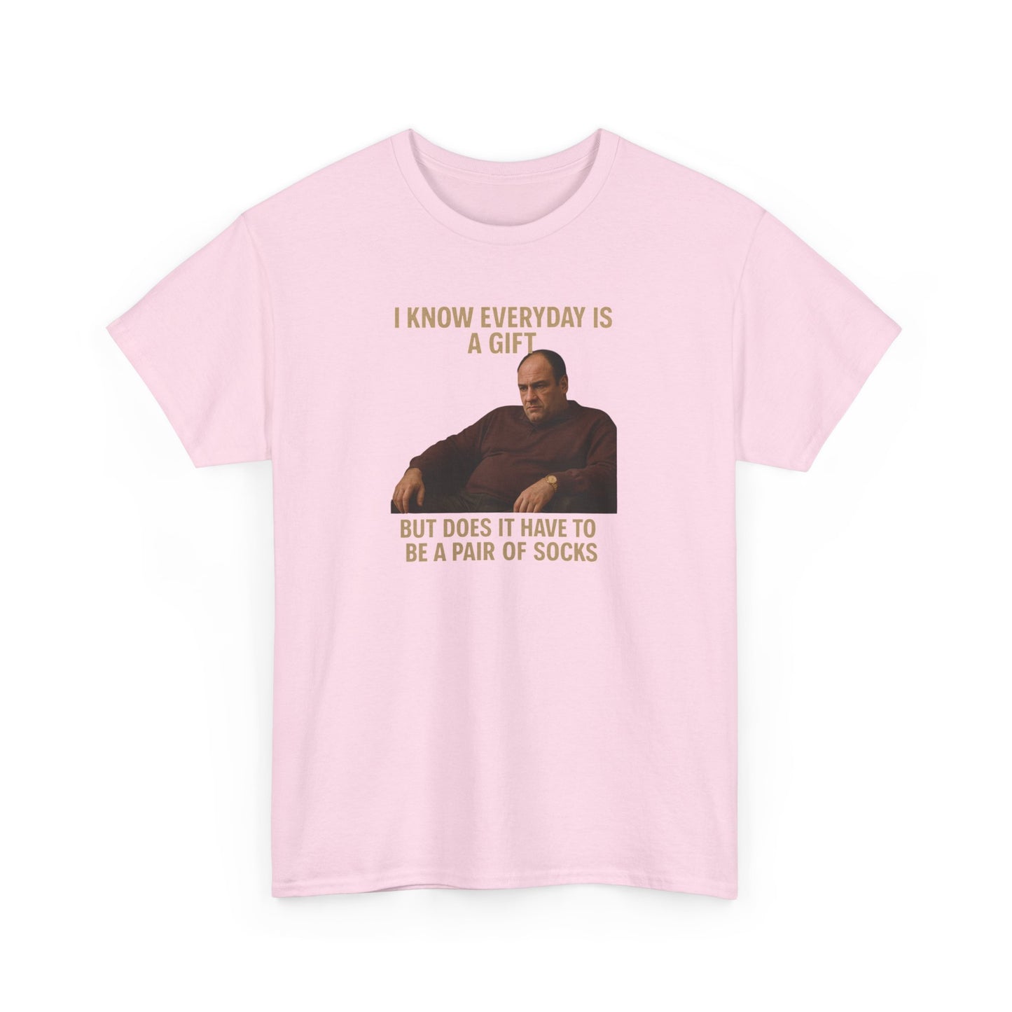 Funny Unisex Heavy Cotton Tee - "I Know Everyday is a Gift" - Gabagool Store
