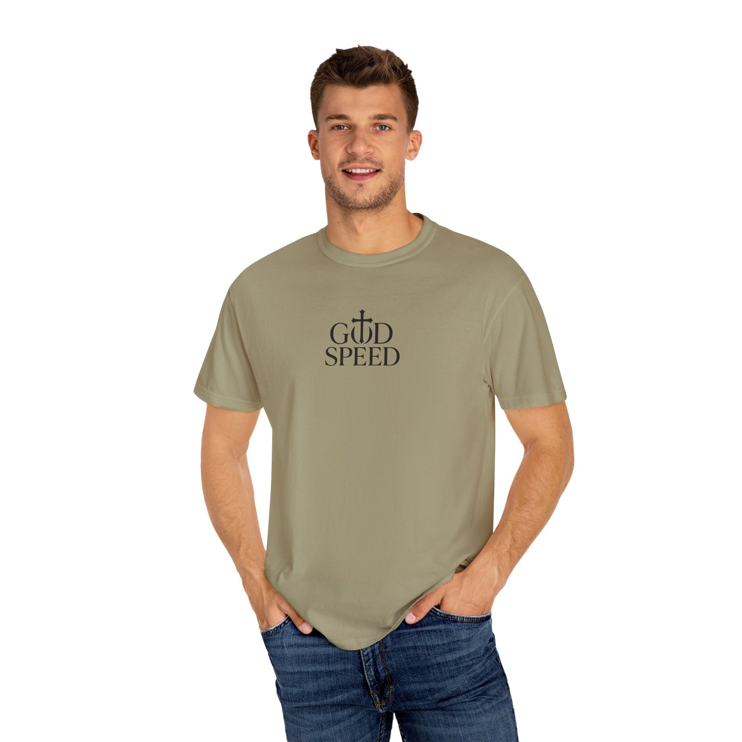 'God Speed' Unisex Garment-Dyed T-Shirt