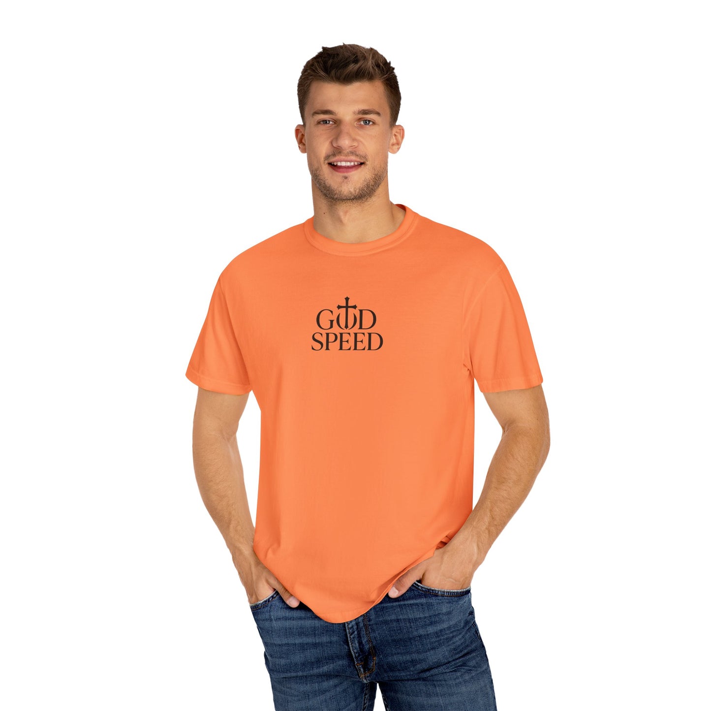 'God Speed' Unisex Garment-Dyed T-Shirt