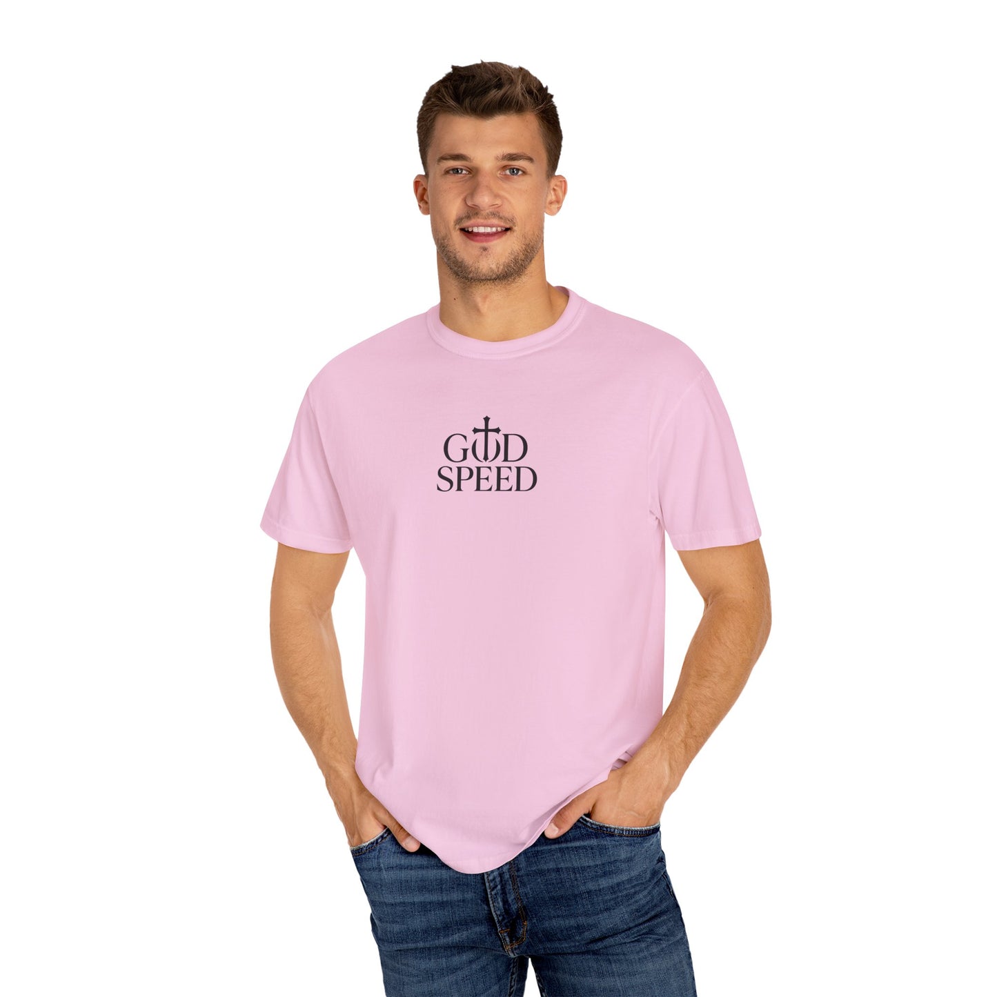 'God Speed' Unisex Garment-Dyed T-Shirt