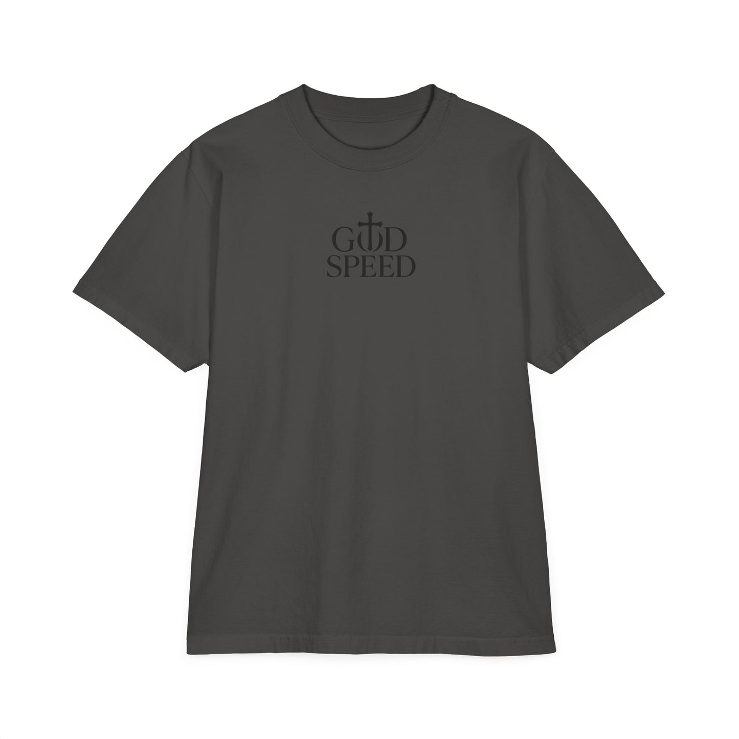 God Speed Unisex Drop-Shoulder T-Shirt - Faith-Inspired Graphic Tee