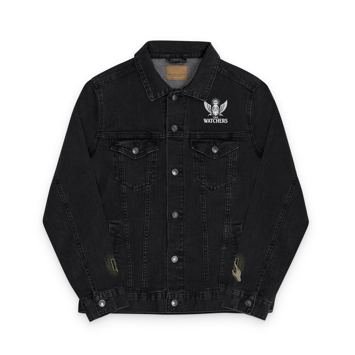 Embroidered Unisex The Whatchers Denim Jacket