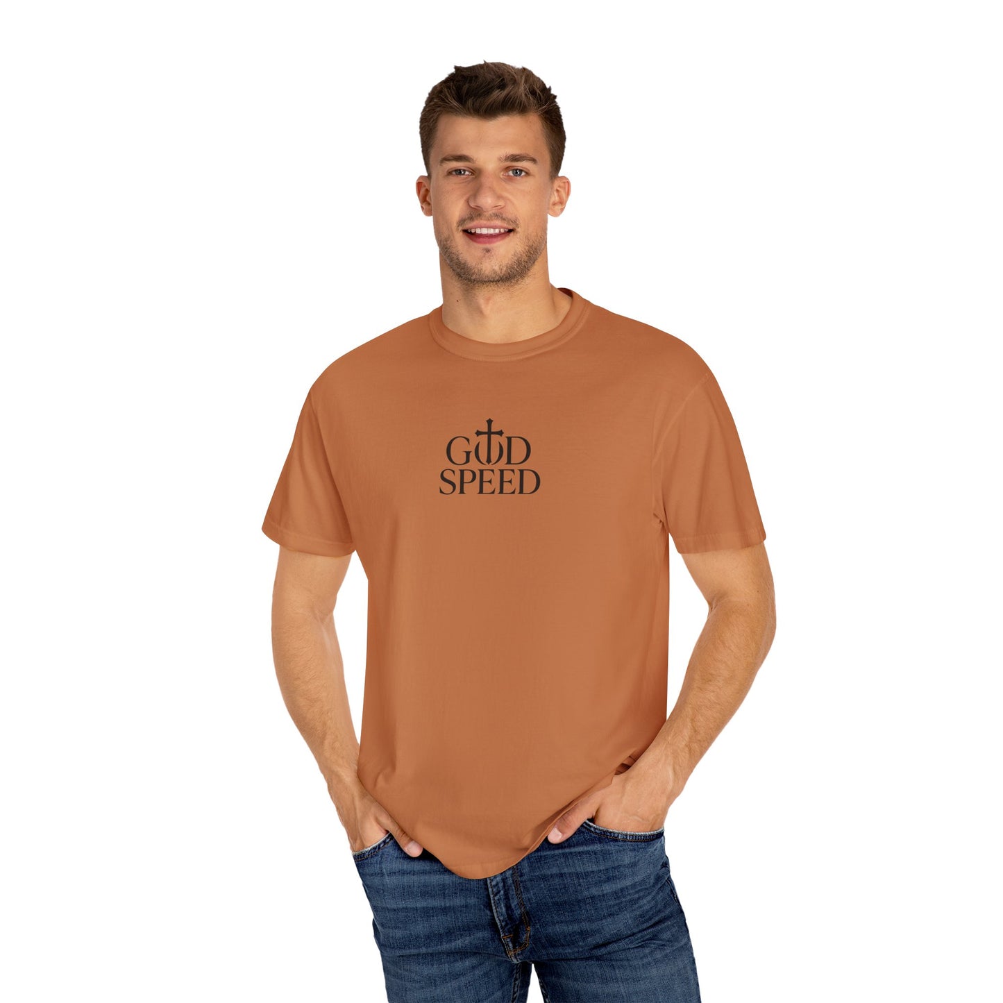 'God Speed' Unisex Garment-Dyed T-Shirt
