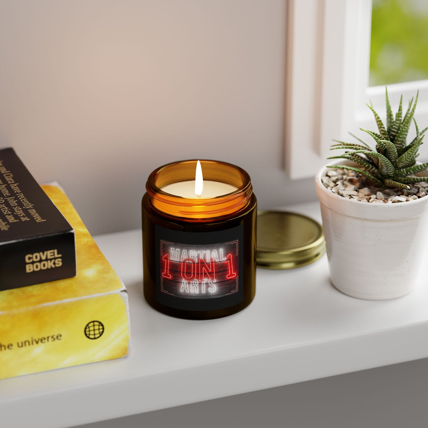 Martial Arts Scented Candles - Coconut Apricot Wax (4oz & 9oz)