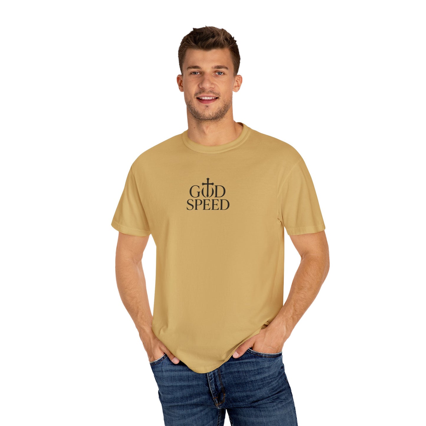 'God Speed' Unisex Garment-Dyed T-Shirt