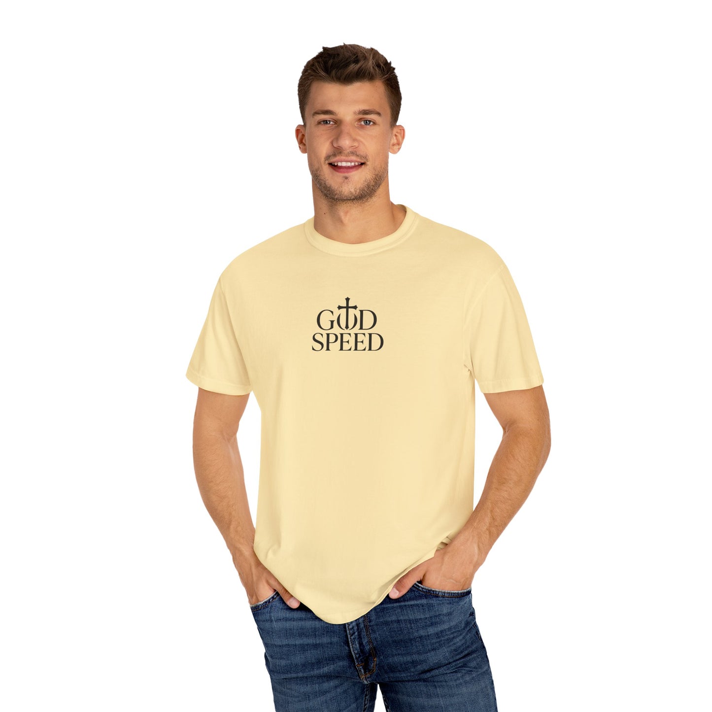 'God Speed' Unisex Garment-Dyed T-Shirt