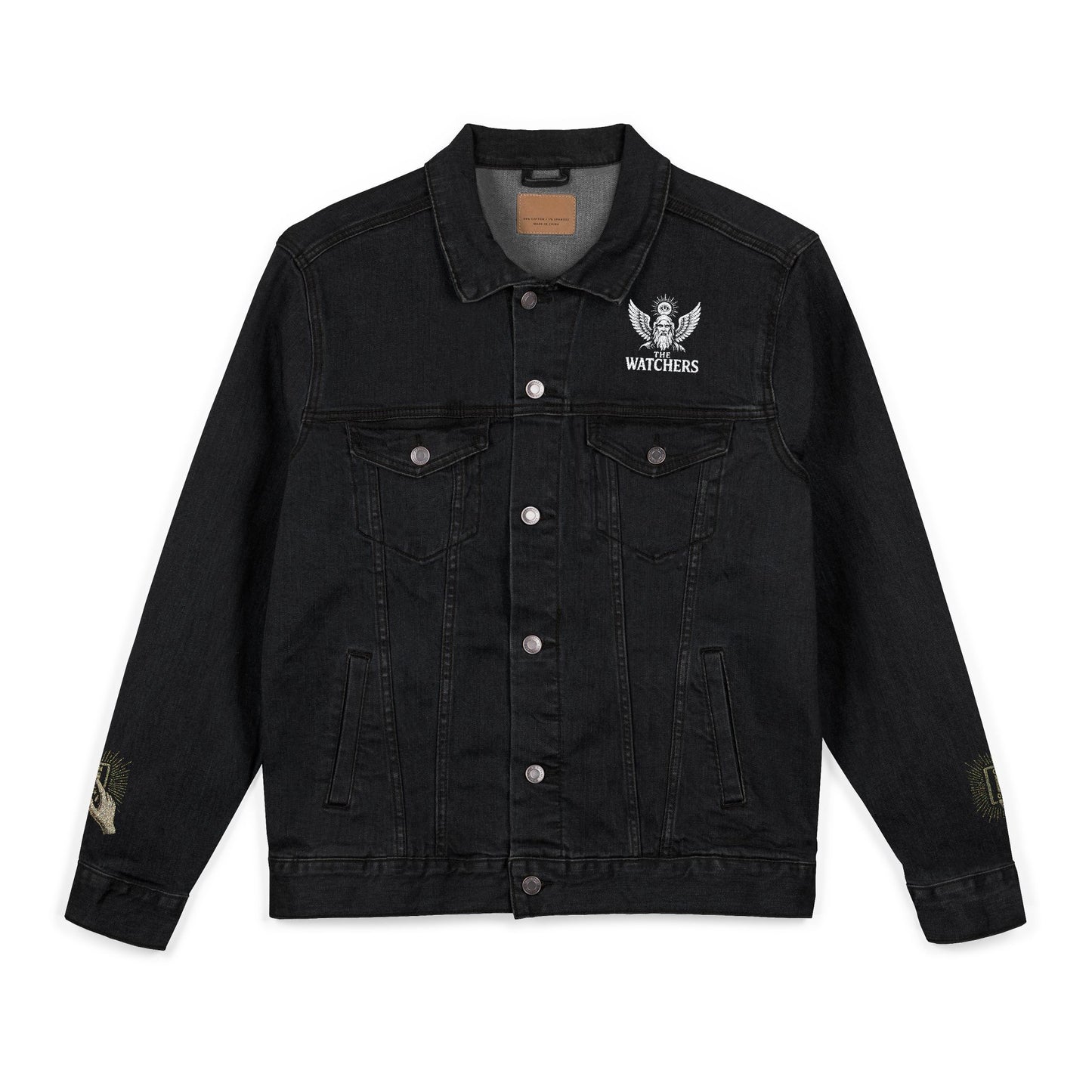 Embroidered Unisex The Whatchers Denim Jacket