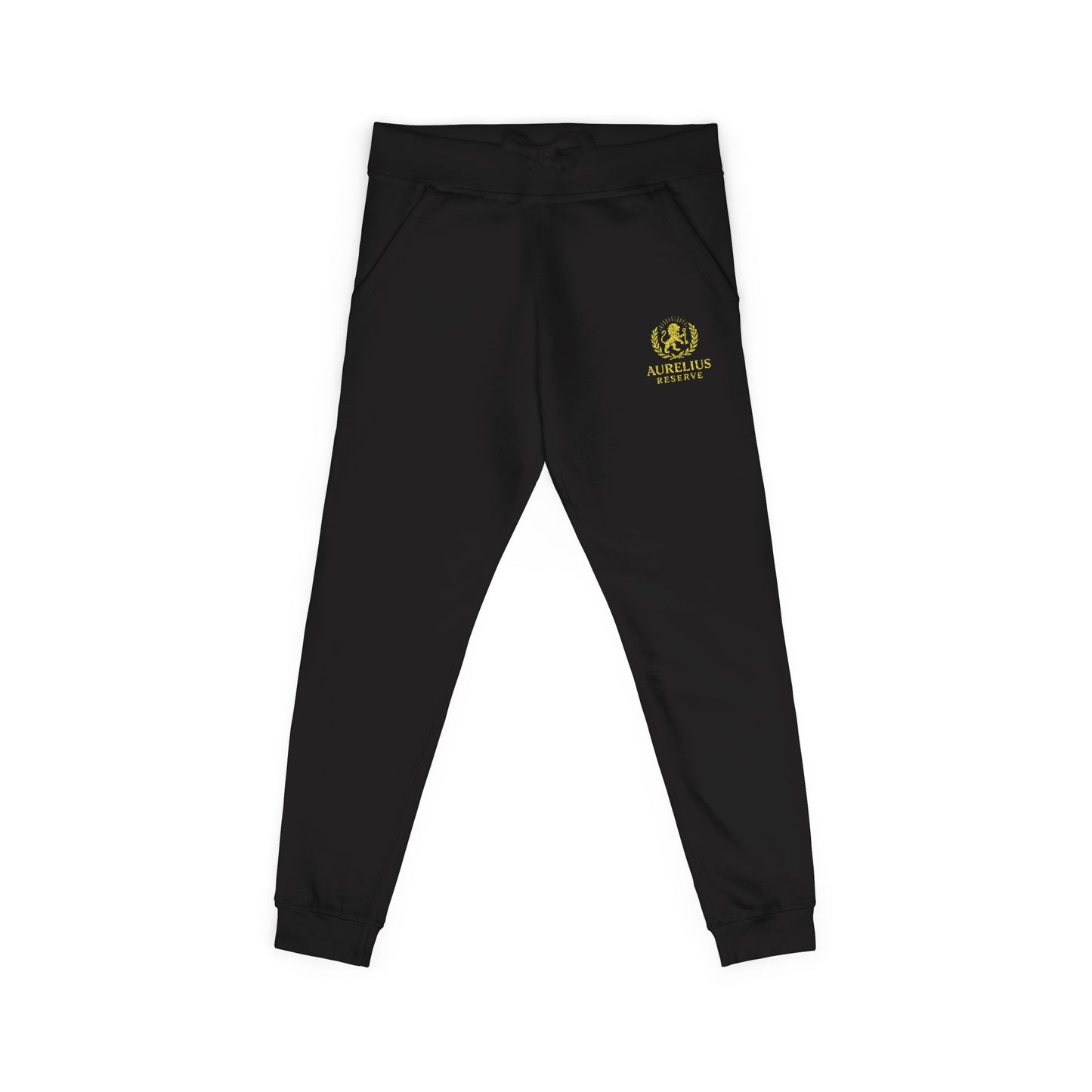 Cozy Embroidered Unisex Fleece Sweatpants for Comfort Lovers, Activewear, Lounge Wear, Gym Style, Gift Idea