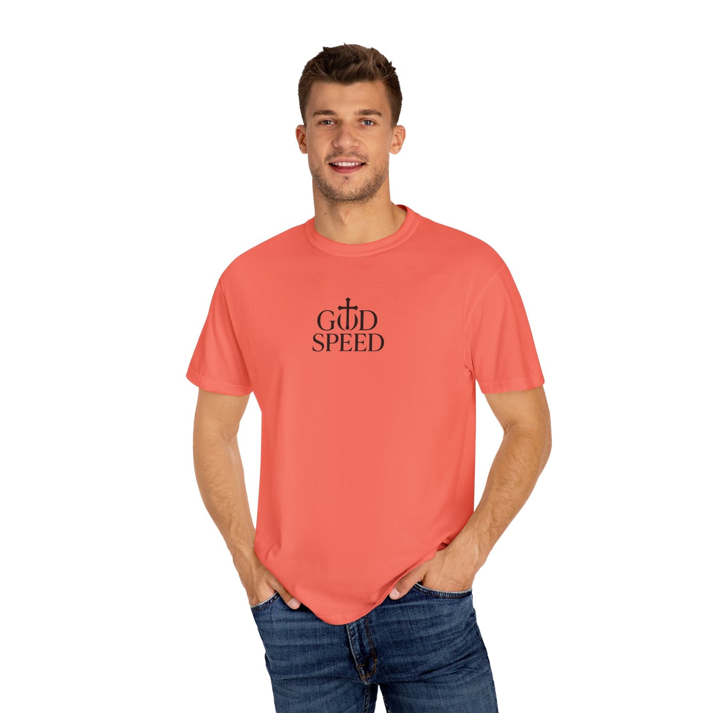 'God Speed' Unisex Garment-Dyed T-Shirt
