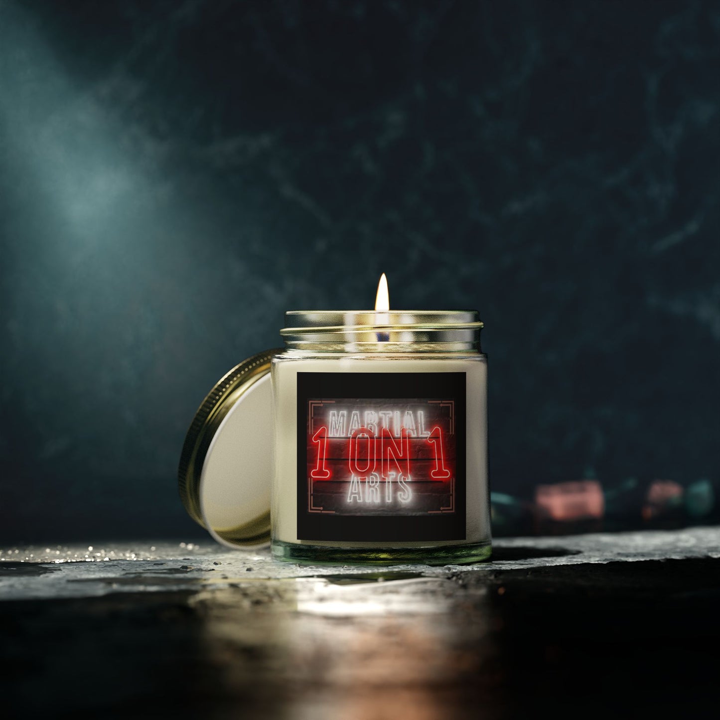 Martial Arts Scented Candles - Coconut Apricot Wax (4oz & 9oz)