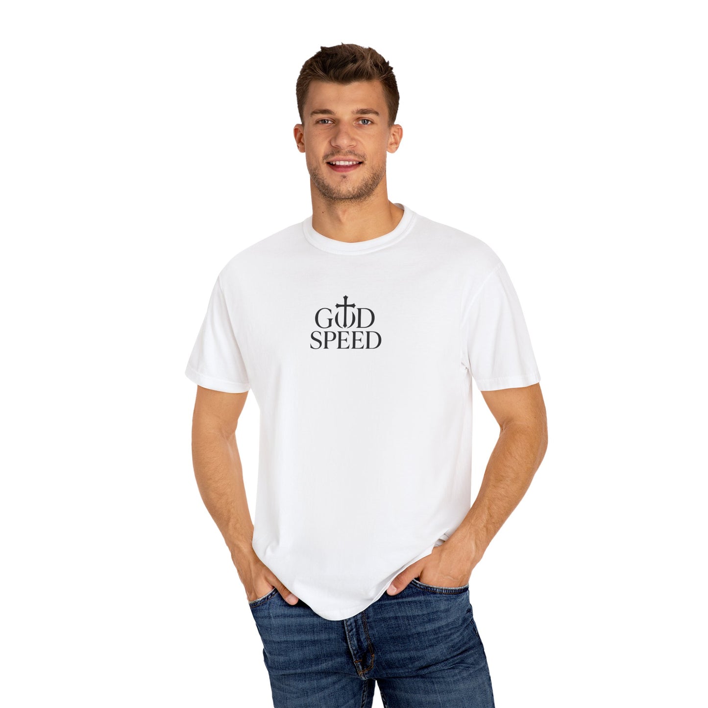 'God Speed' Unisex Garment-Dyed T-Shirt
