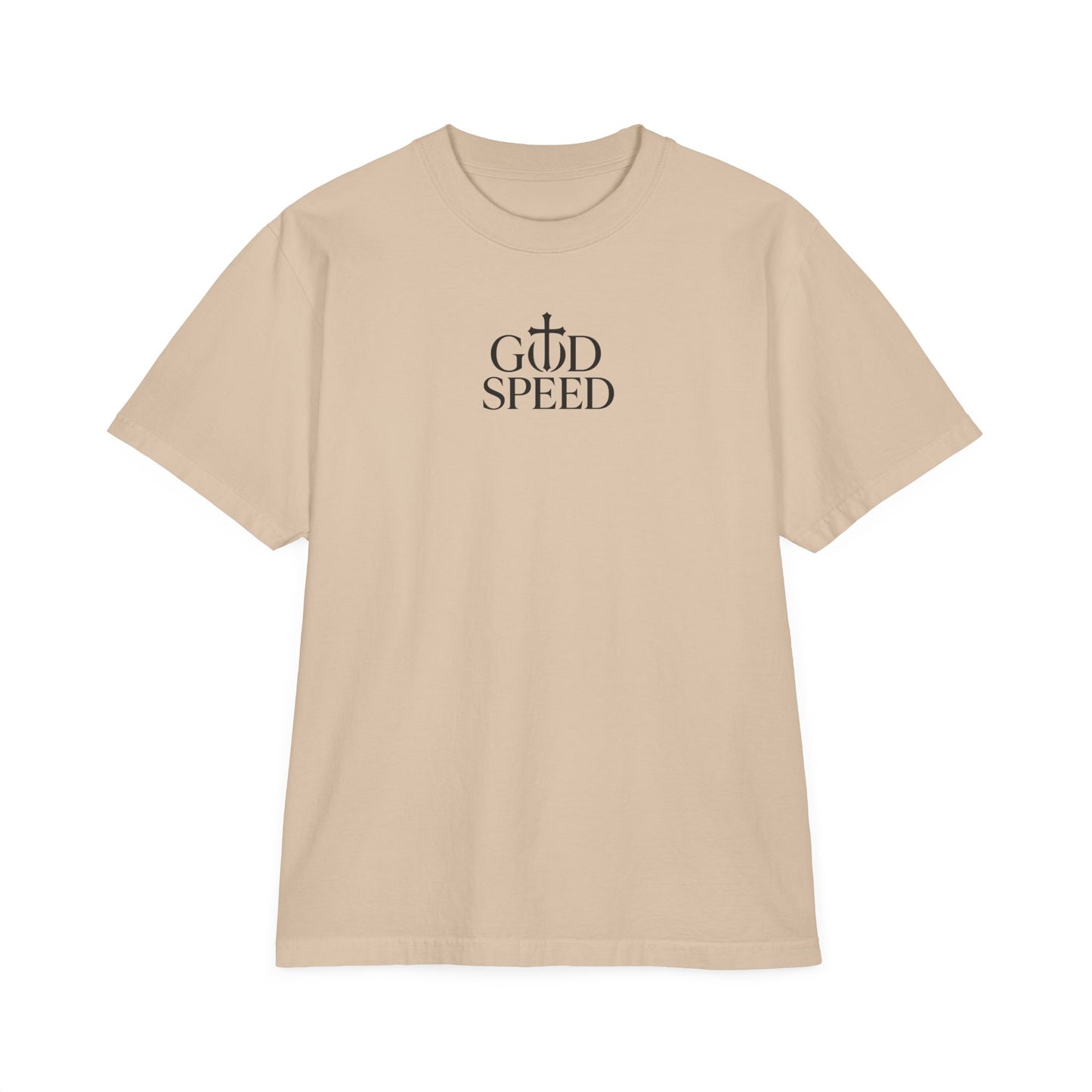 God Speed Unisex Drop-Shoulder T-Shirt - Faith-Inspired Graphic Tee