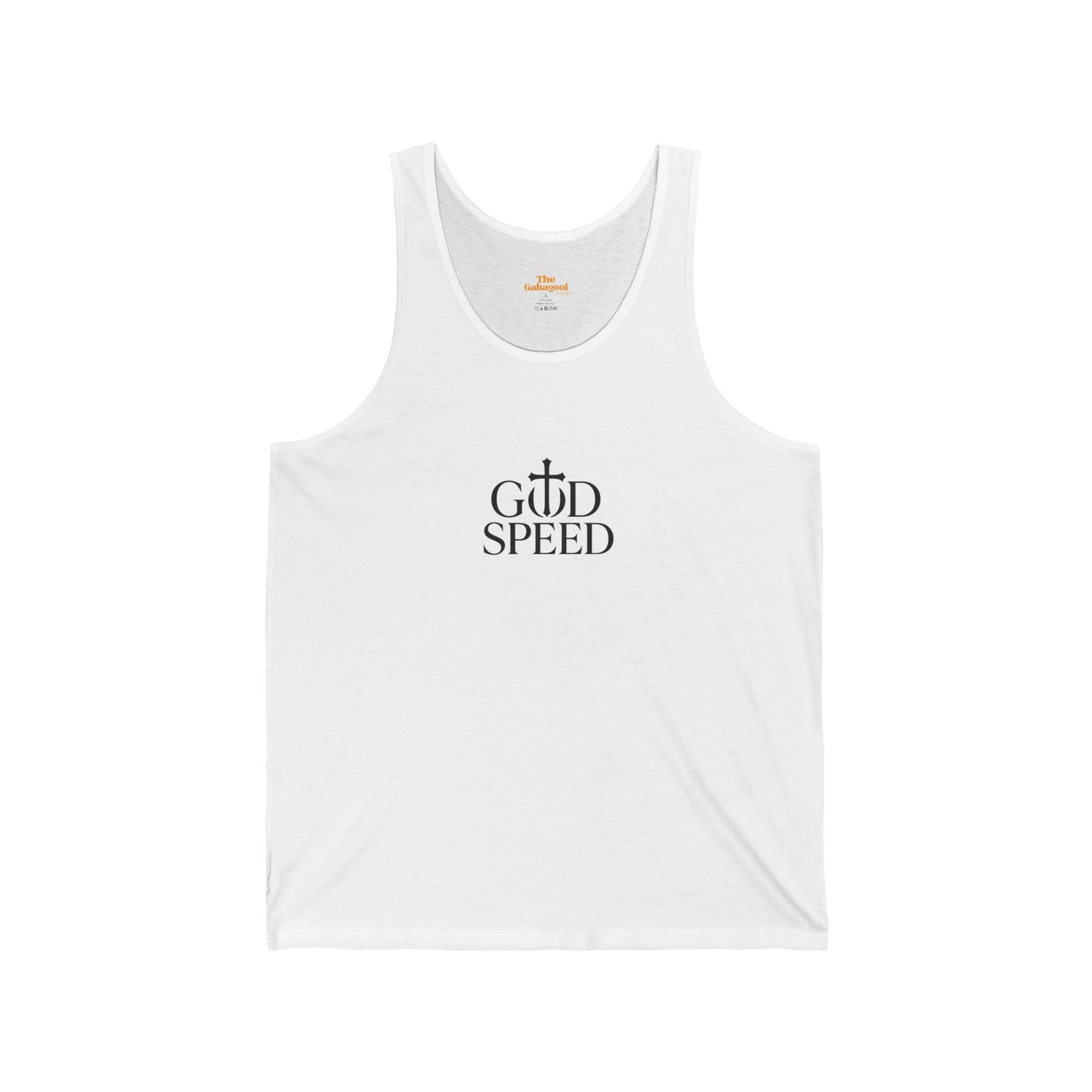 Unisex Jersey God Speed Tank Top