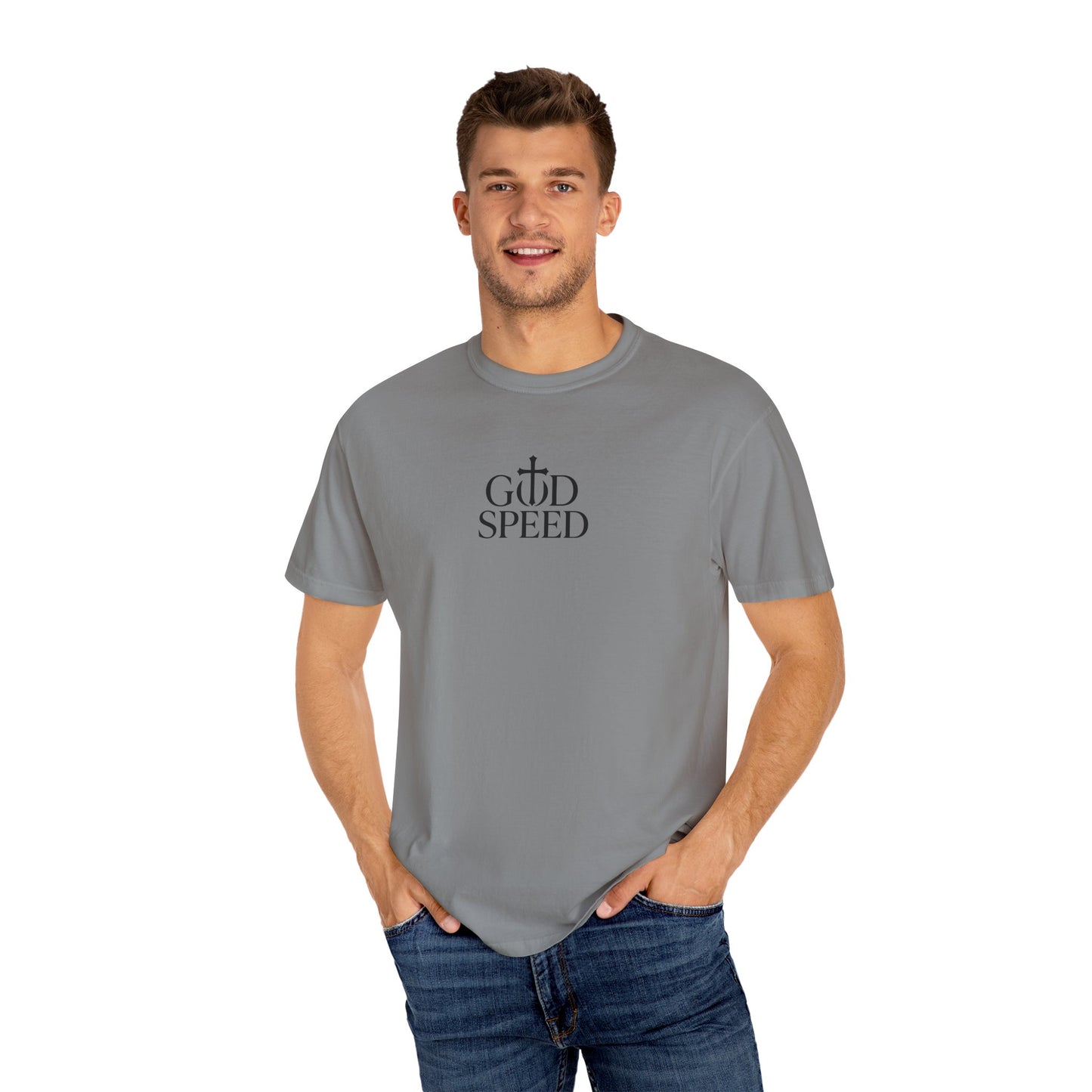 'God Speed' Unisex Garment-Dyed T-Shirt
