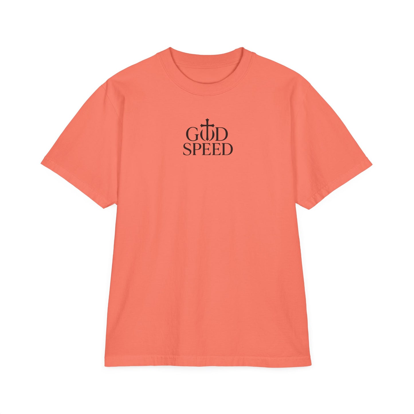 God Speed Unisex Drop-Shoulder T-Shirt - Faith-Inspired Graphic Tee