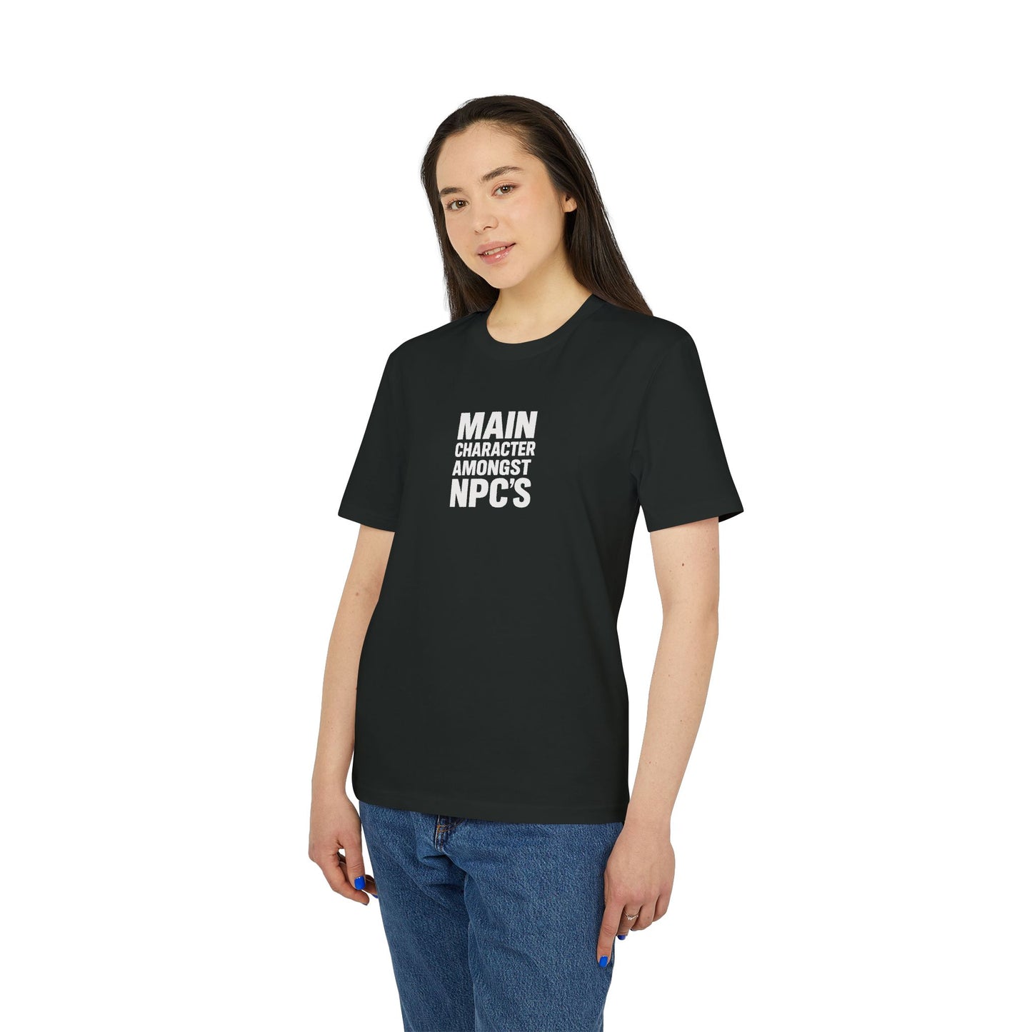 Main Character Amongst NPCs Tee, Perfect for Gamers, Tech Enthusiasts, Fun Gift for Birthdays, Casual Wear