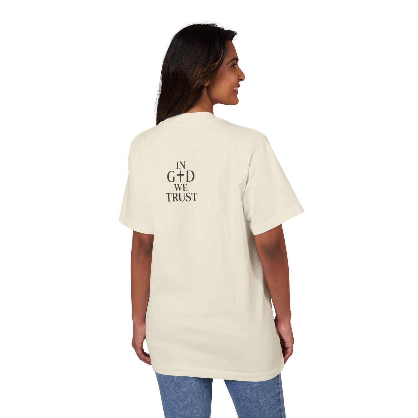 God Speed Unisex Drop-Shoulder T-Shirt - Faith-Inspired Graphic Tee