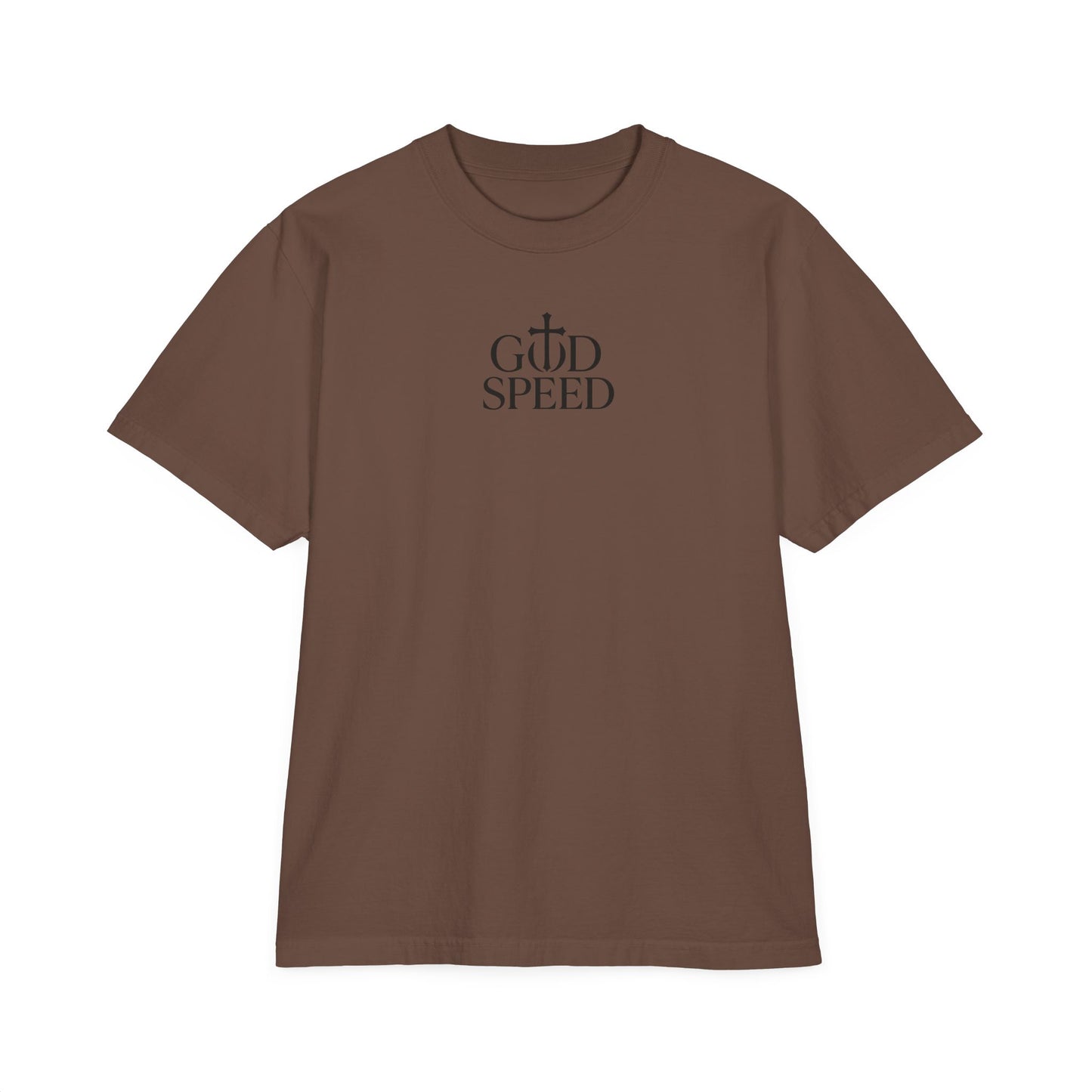 God Speed Unisex Drop-Shoulder T-Shirt - Faith-Inspired Graphic Tee