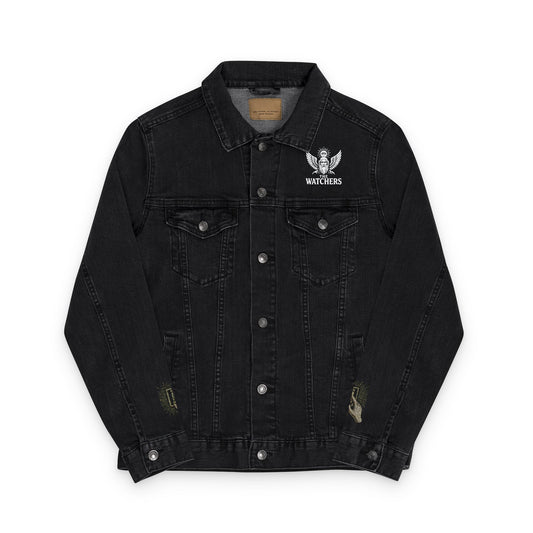 Embroidered Unisex The Whatchers Denim Jacket