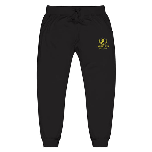 Cozy Embroidered Unisex Fleece Sweatpants for Comfort Lovers, Activewear, Lounge Wear, Gym Style, Gift Idea