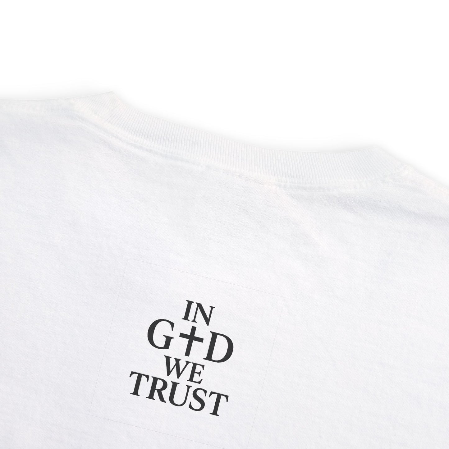 Unisex Pocket T-Shirt - 'In God We Trust' Garment-Dyed Tee