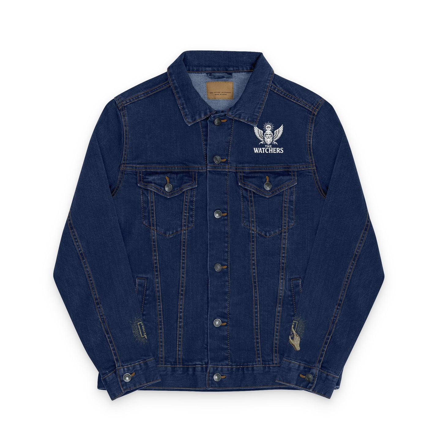Embroidered Unisex The Whatchers Denim Jacket