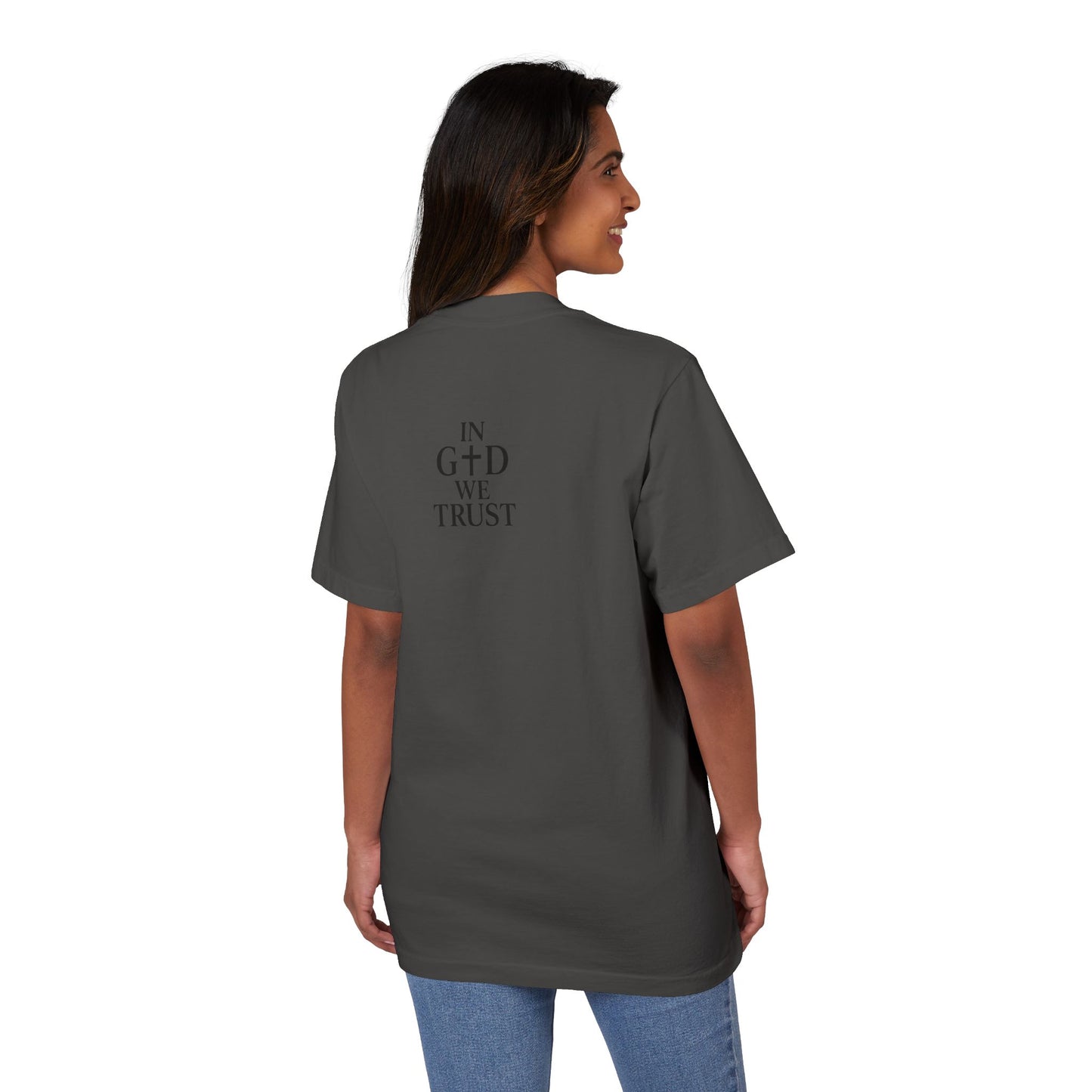 God Speed Unisex Drop-Shoulder T-Shirt - Faith-Inspired Graphic Tee