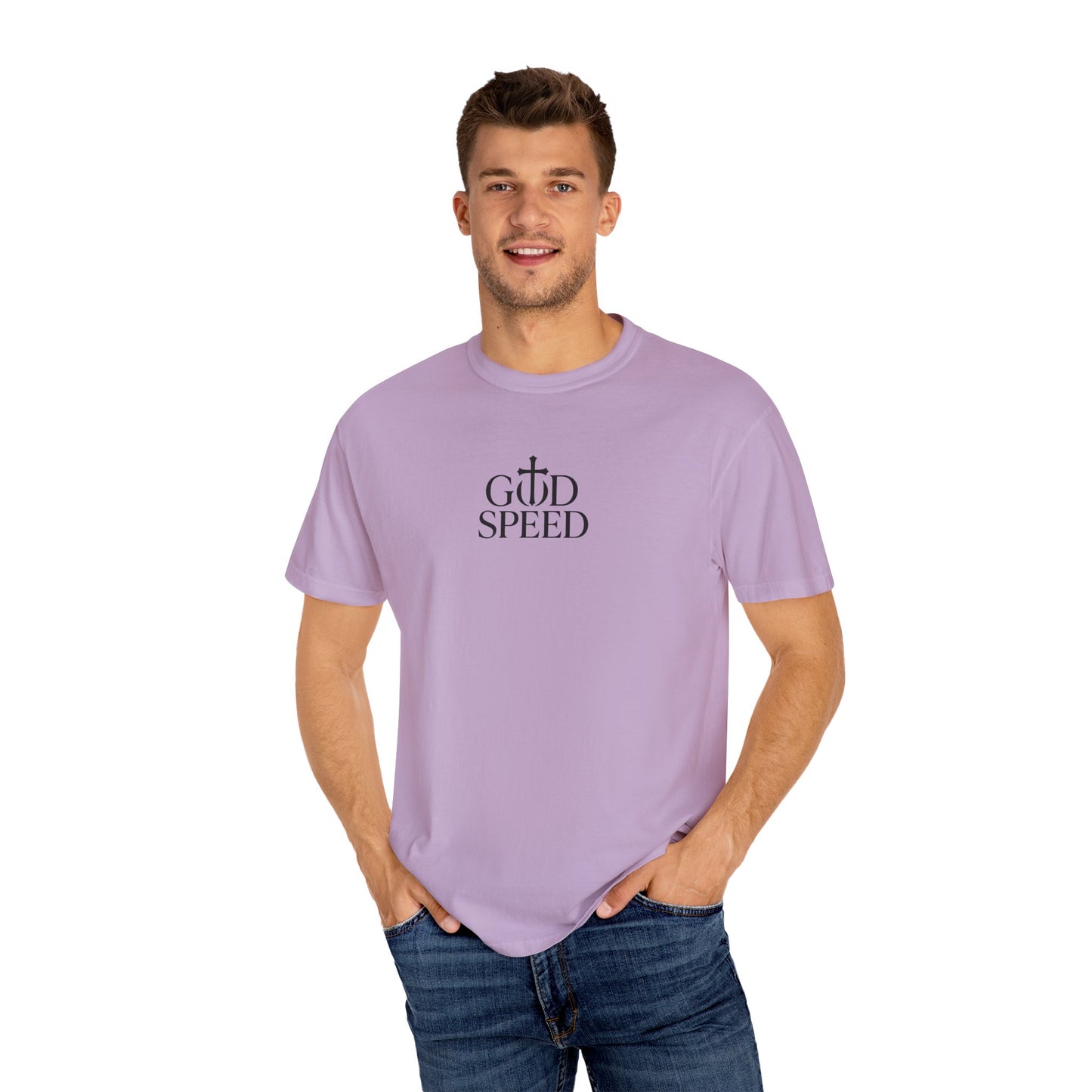'God Speed' Unisex Garment-Dyed T-Shirt