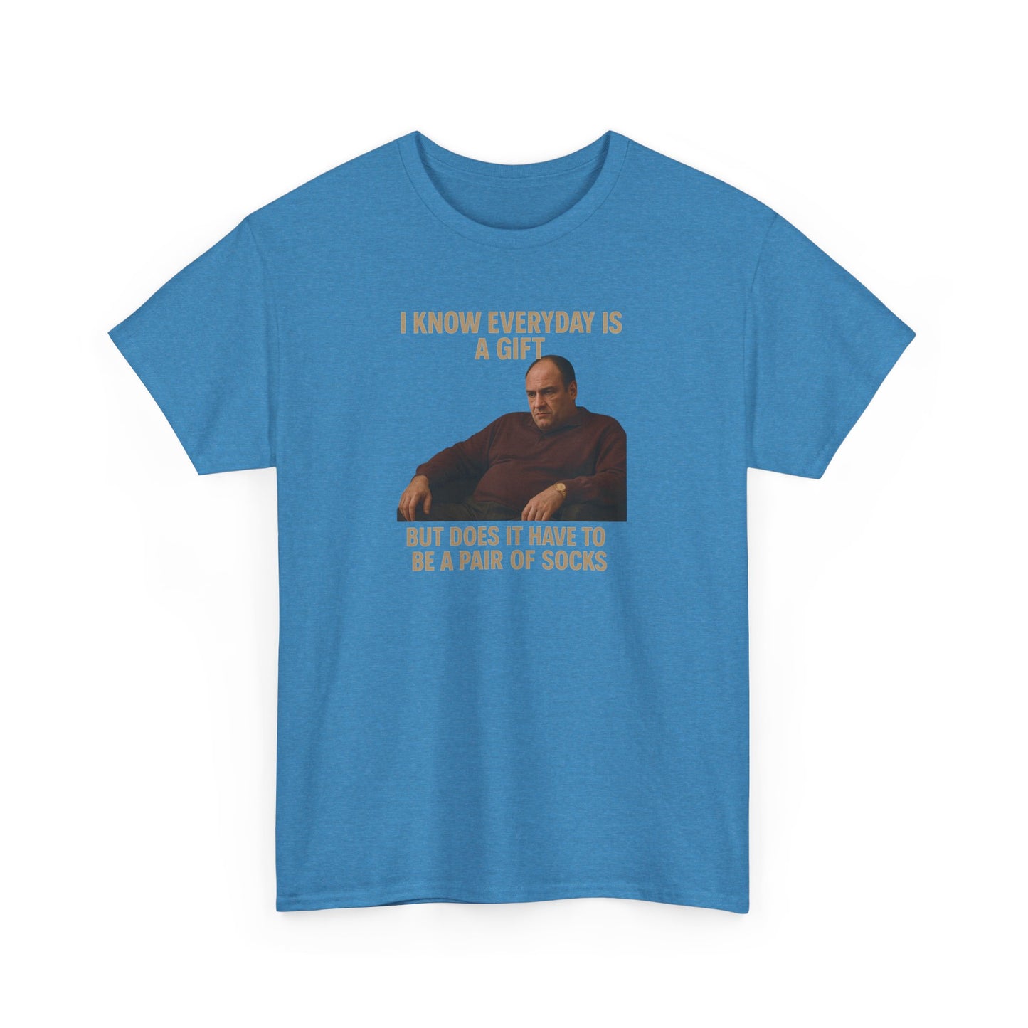Funny Unisex Heavy Cotton Tee - "I Know Everyday is a Gift" - Gabagool Store