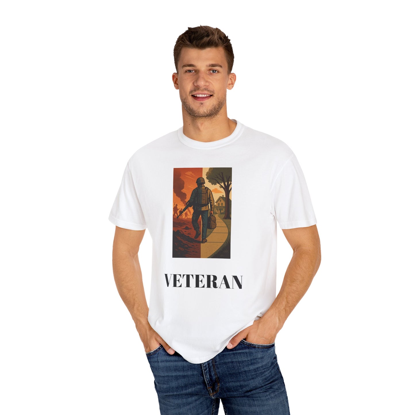 Veteran Tribute Unisex Garment-Dyed T-Shirt