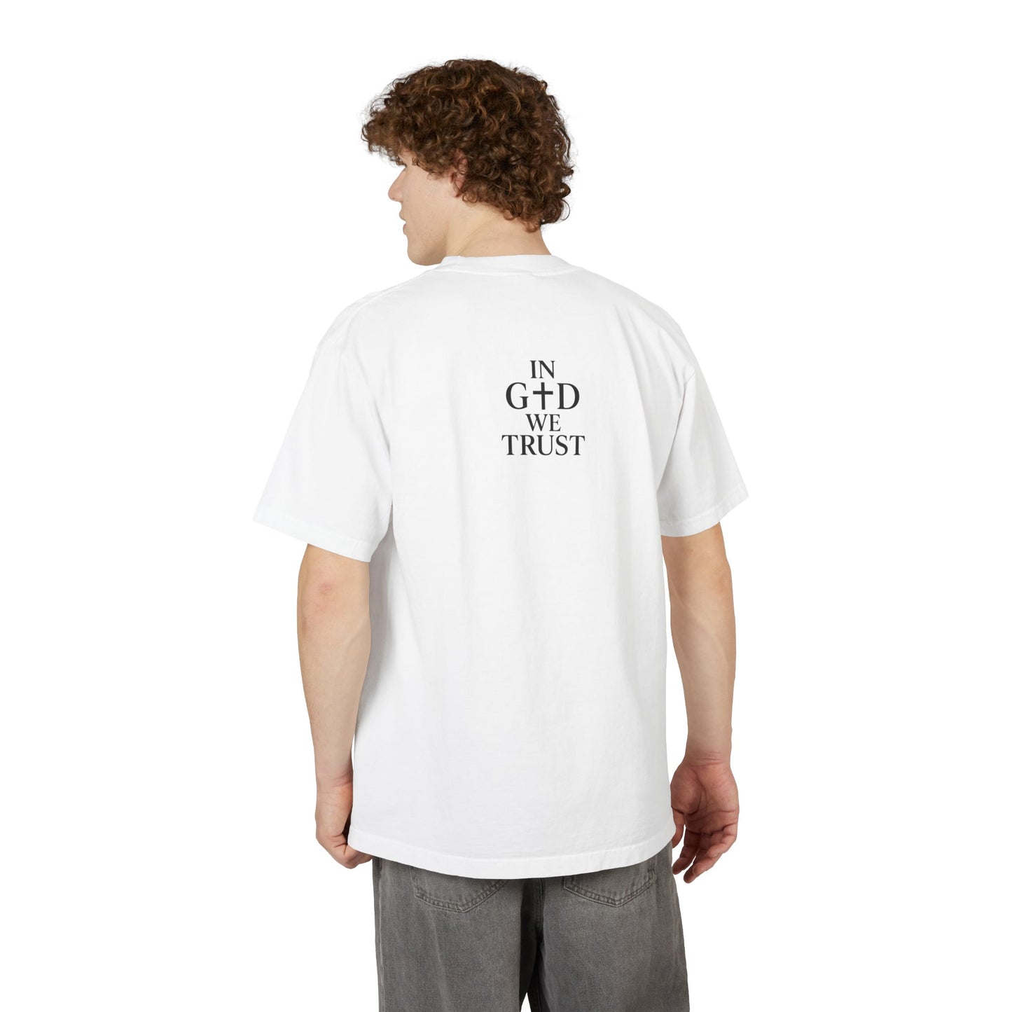 God Speed Unisex Drop-Shoulder T-Shirt - Faith-Inspired Graphic Tee