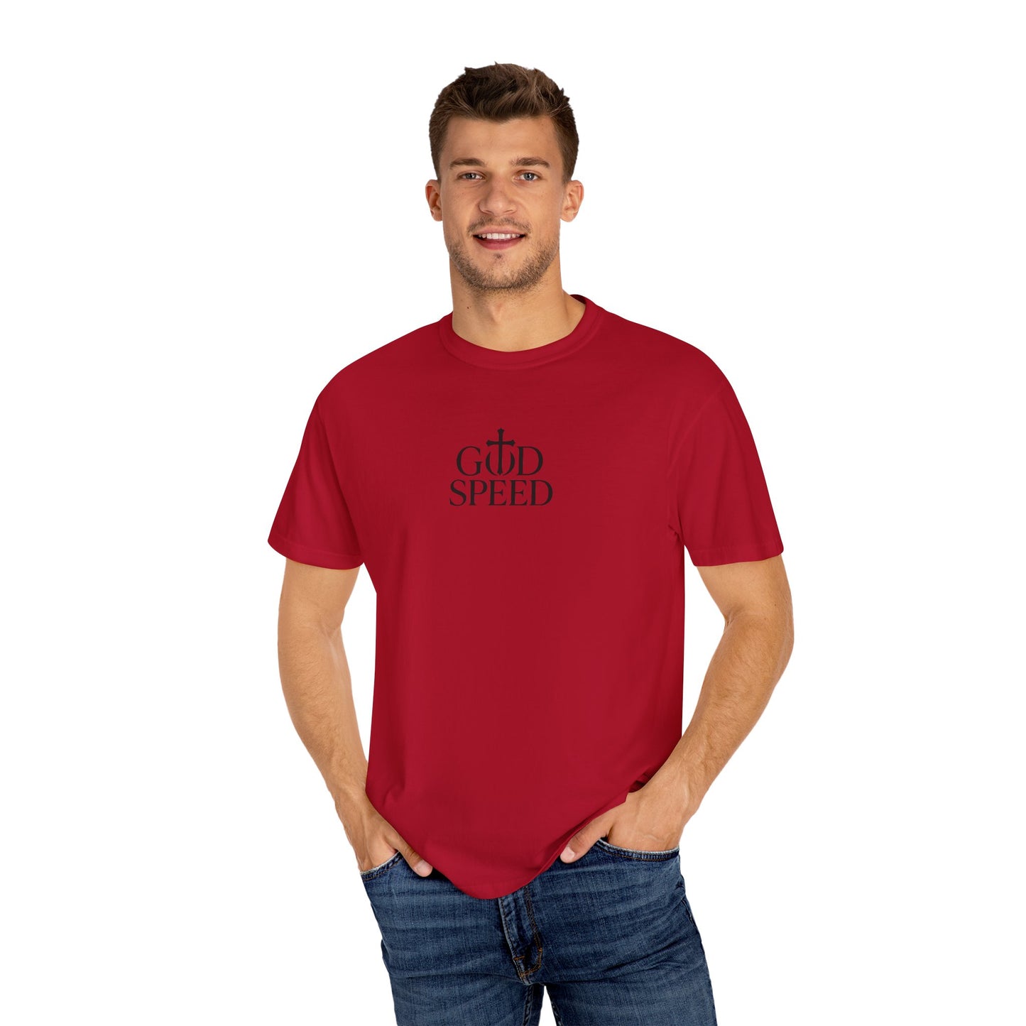'God Speed' Unisex Garment-Dyed T-Shirt