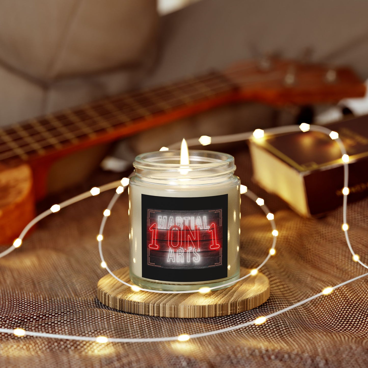 Martial Arts Scented Candles - Coconut Apricot Wax (4oz & 9oz)
