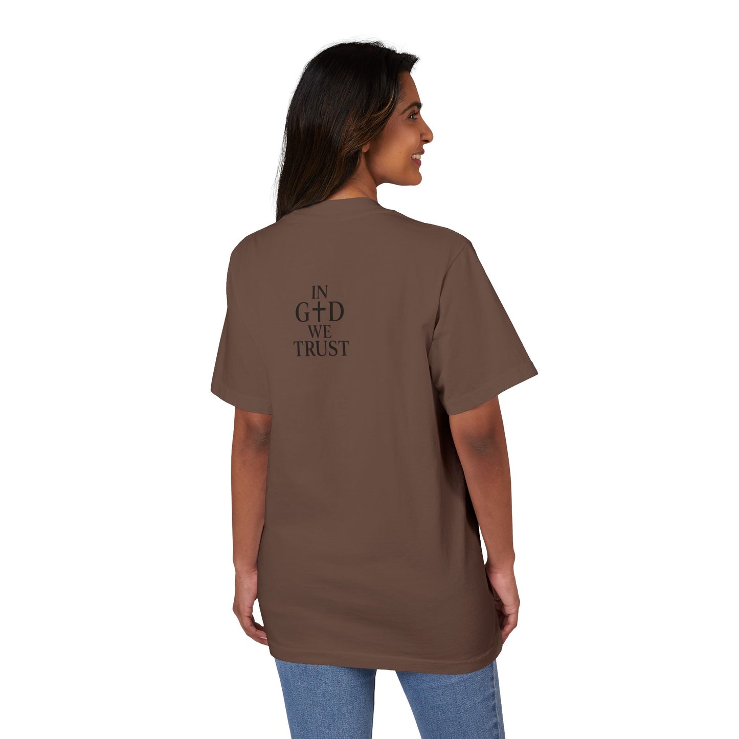 God Speed Unisex Drop-Shoulder T-Shirt - Faith-Inspired Graphic Tee
