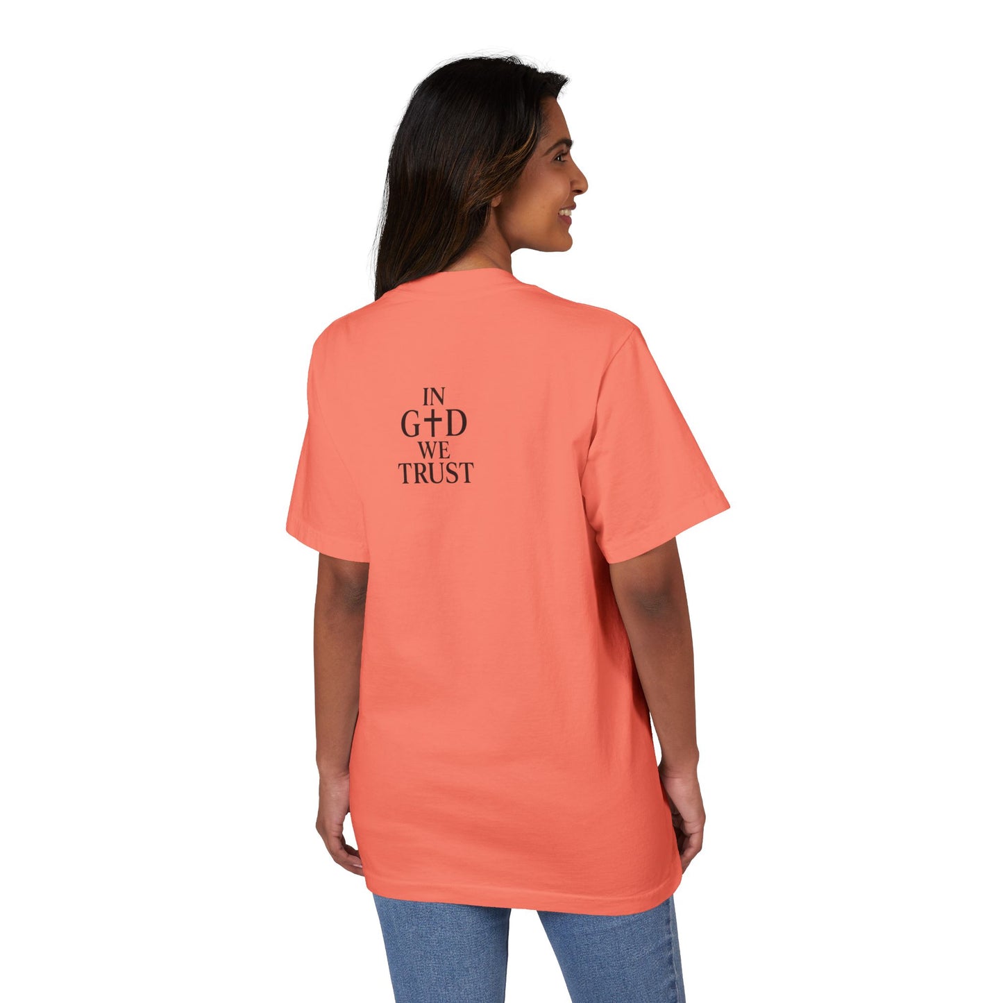 God Speed Unisex Drop-Shoulder T-Shirt - Faith-Inspired Graphic Tee