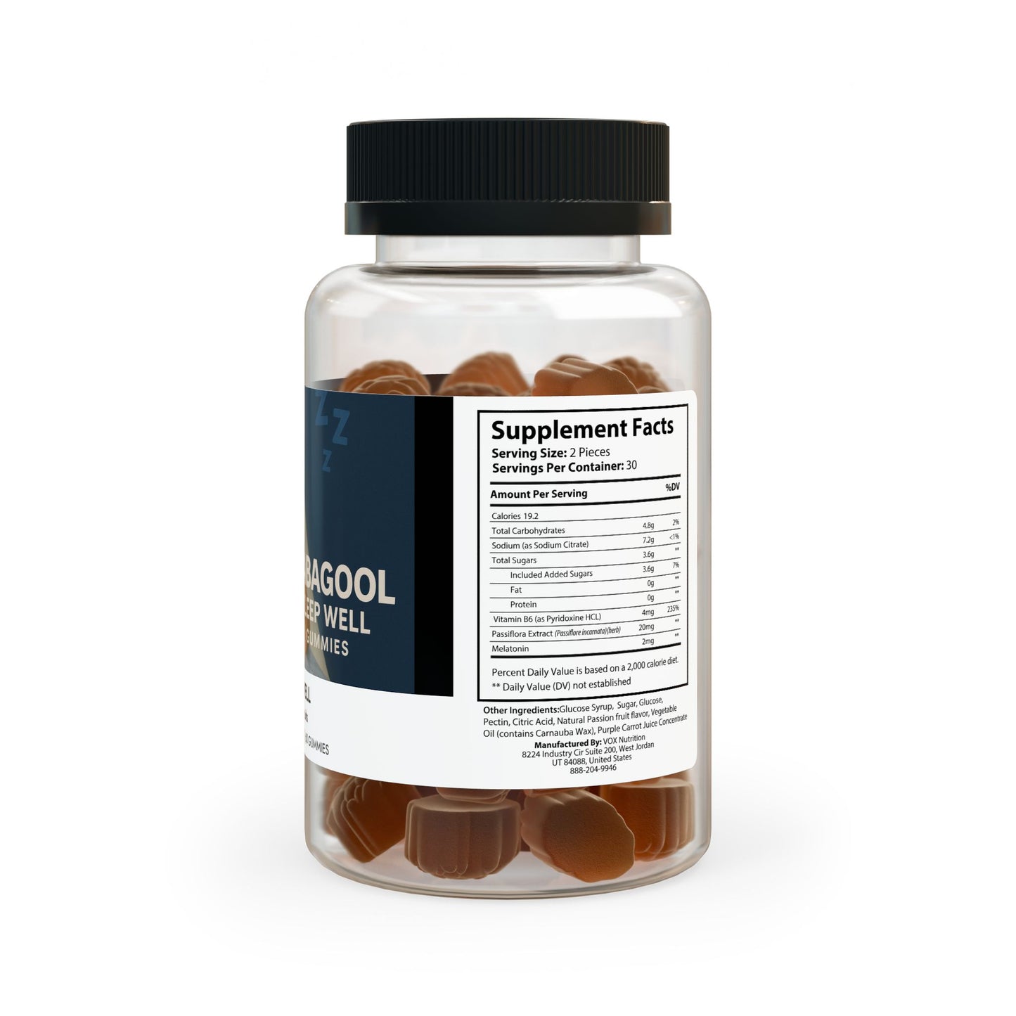 Sleep Well Gummies (60 Gummies)
