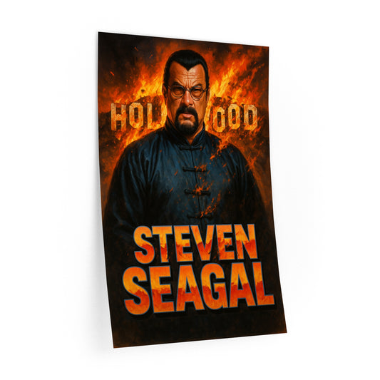 Steven Seagal Decor, Movie Room Art