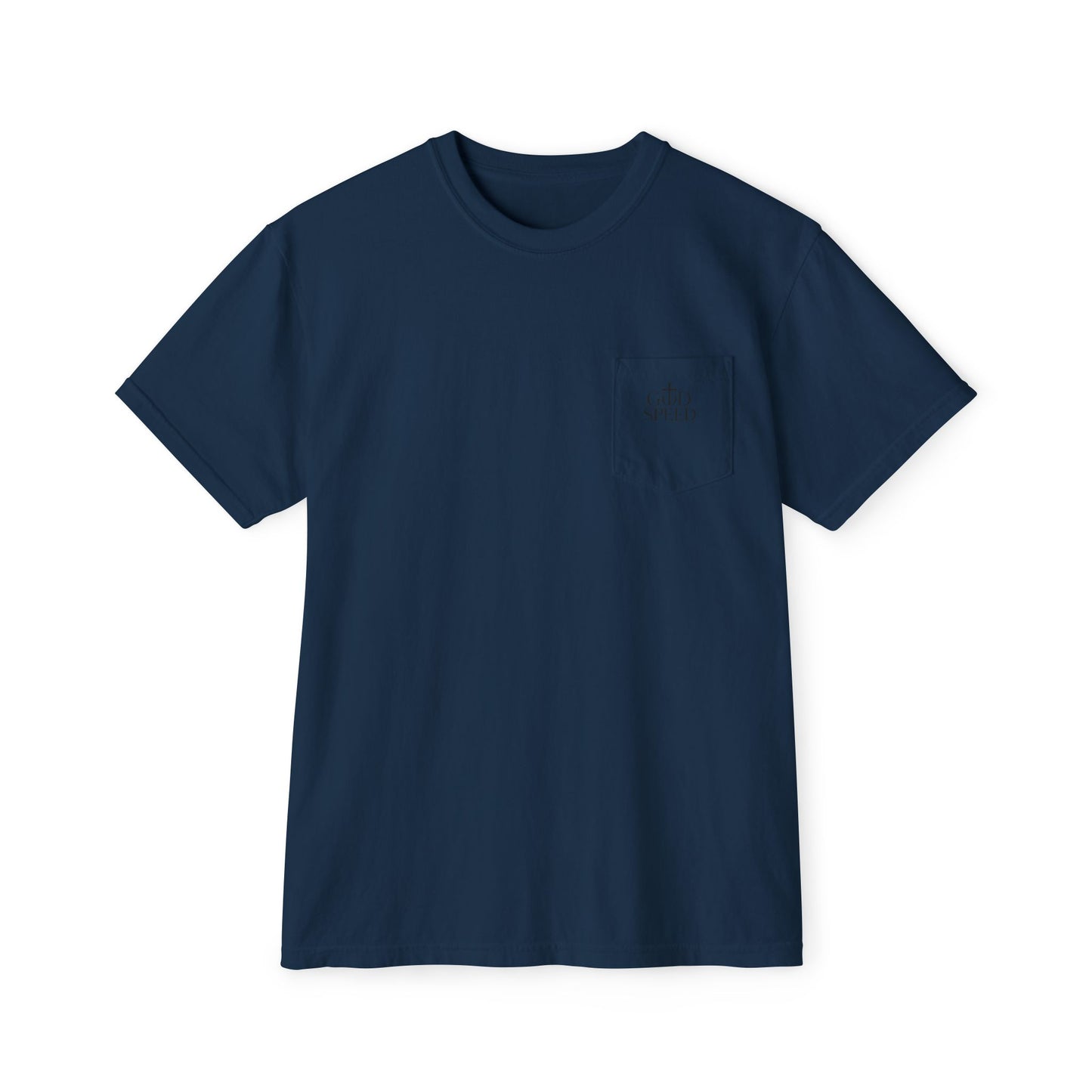 Unisex Pocket T-Shirt - 'In God We Trust' Garment-Dyed Tee