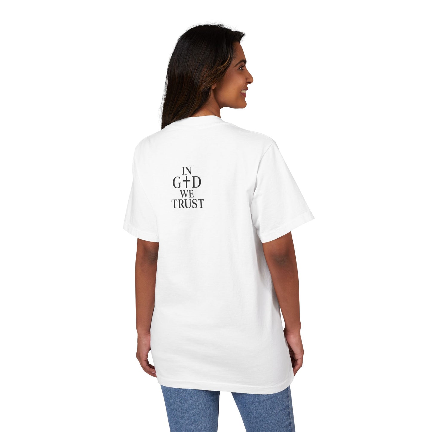 God Speed Unisex Drop-Shoulder T-Shirt - Faith-Inspired Graphic Tee